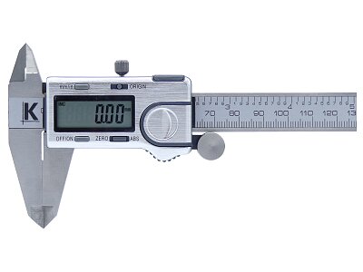 Posuvné měřítko digitální 150mm s kulatým hloubkoměrem, ABS