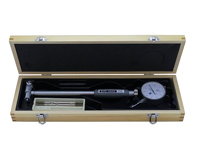 Dial bore gauge with dial indicator 50-100mm/150mm, reading 0,01mm, DIN 863, analog