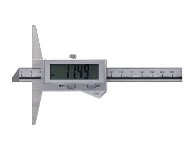 Hloubkoměr digitální bez nosu IP67 200mm - VÝPRODEJ